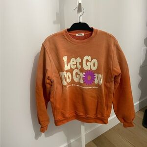 Madhappy Orange Crew Neck Sweater